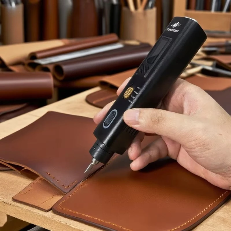 

Electric 40kHz Ultrasonic Cutter DIY Leather Handcrafts Precision Cutting Knife