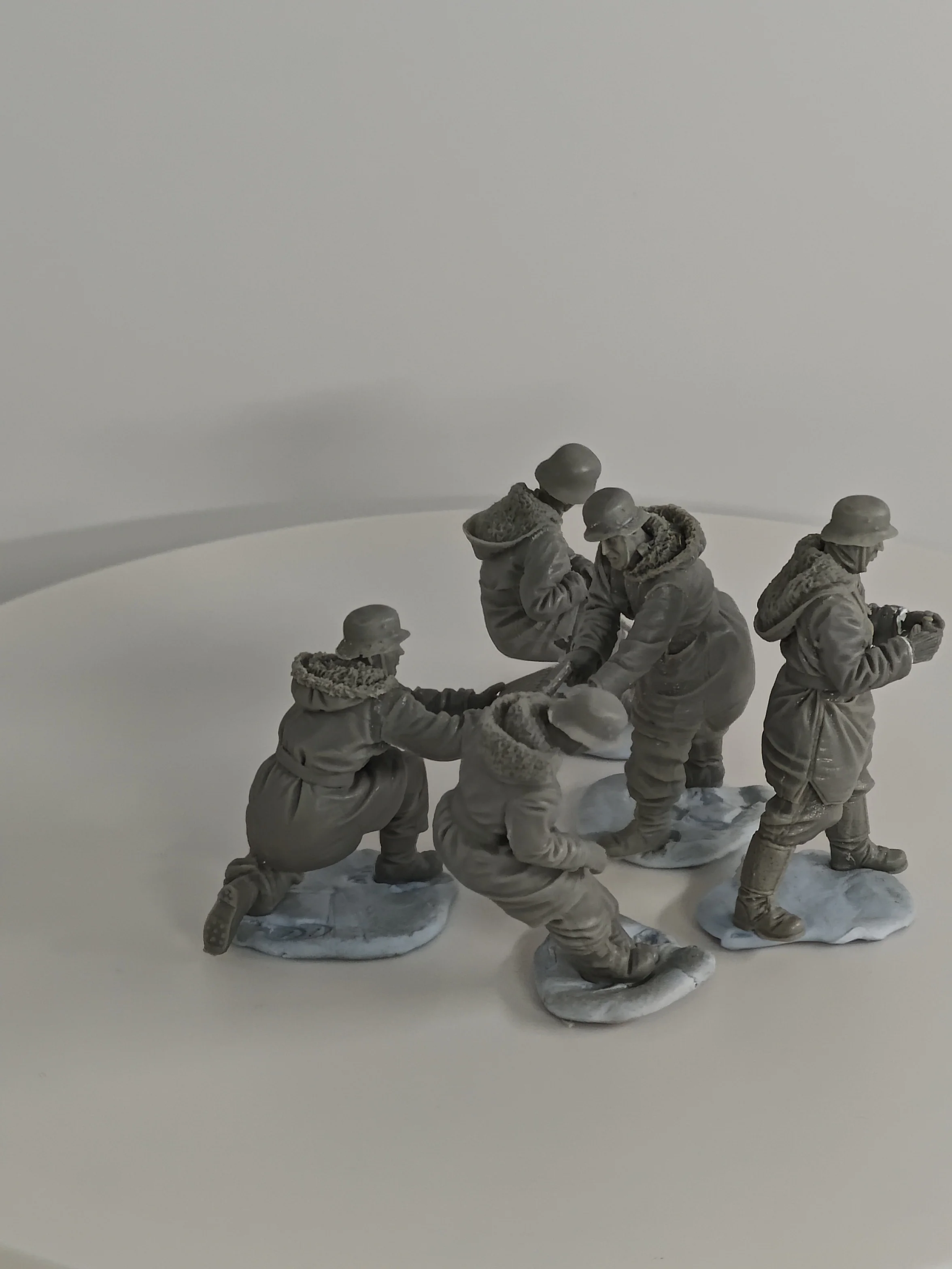 [modello al tramonto] Figura in resina 1/35 Kit in resina con figure 1/35 miniature non verniciate 129001 B (5 cifre)