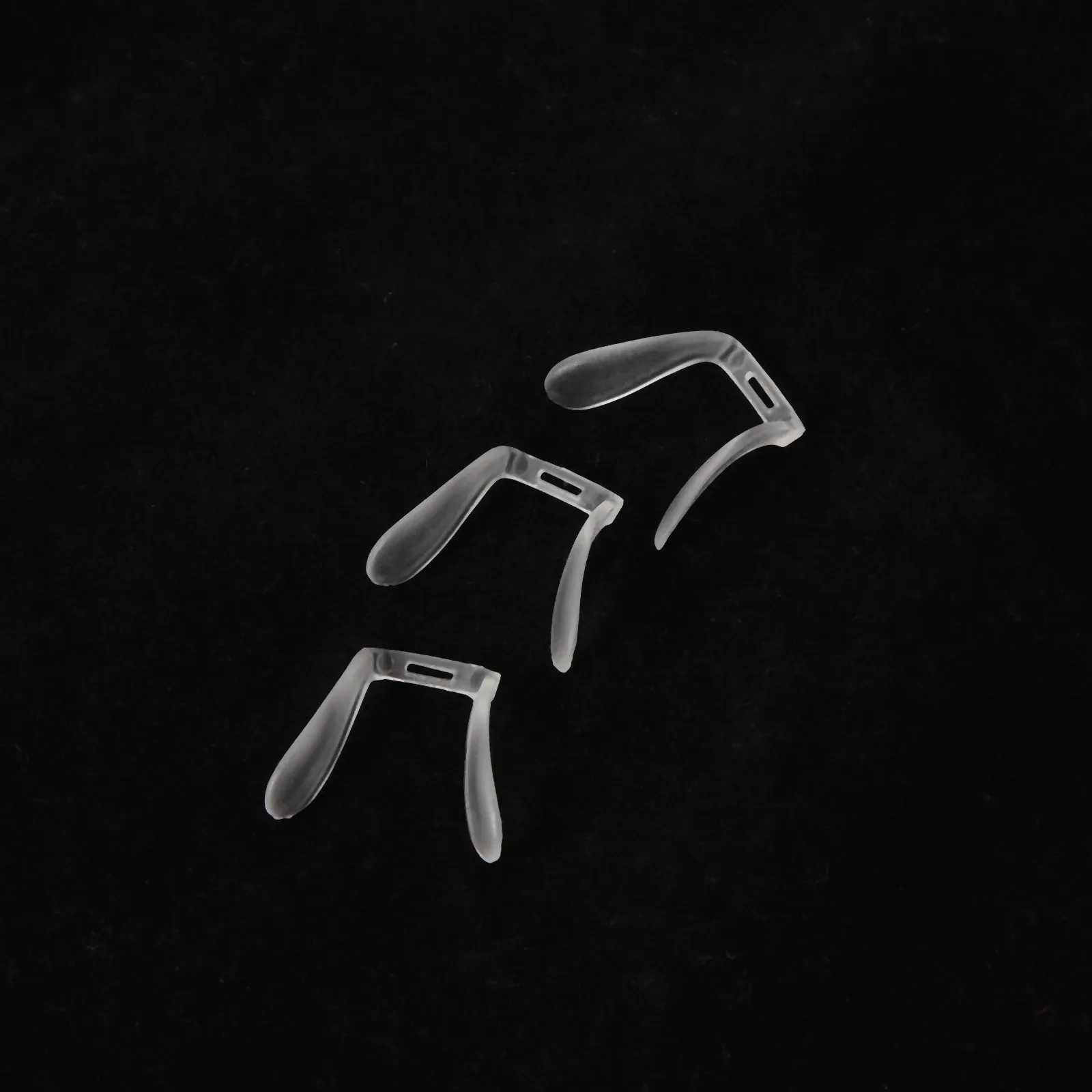 

3 шт. пластиковые сменные накладки на нос для очков, удобные нескользящие подушечки для носа, аксессуары для оптических оправ