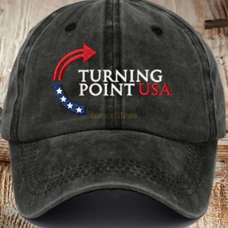 

31BF Retro Turning Point Action Print Baseball Cap Unisex This is The Turning Printed Hat Independence Vintage Hats