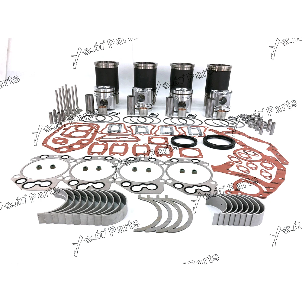 Practical R934 Engine Overhaul Rebuild Kit With Gasket Bearing Valve Set For Liebherr engine part