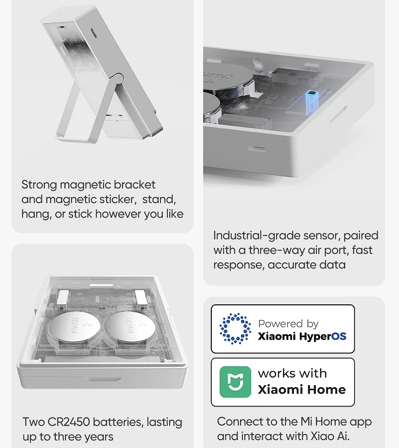 Aqara Light Sensor T1 Brightness Sensor Zigbee 3.0 Automation Smart home Light Detector Control Work With Aqara Home Homekit APP