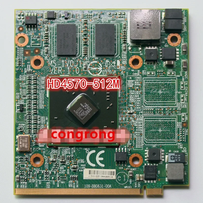 Laptop video Graphics card HD4570 512mb for MSI EX627 EX628 EX625 GX623 MS-1V0J1 1651 1674