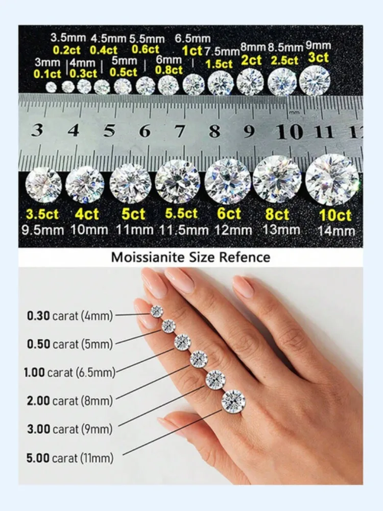 Luxuriöser 2CT Echter Moissanit-Diamant Marquise-Ring für Damen 925 Sterling Silber Jubiläums-Party Hochwertige Feine Schmuckstücke – Detail 16