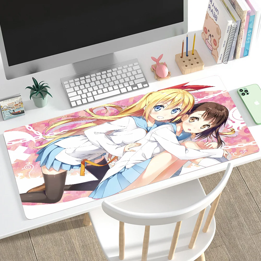 Nisekoi Mousepad Mouse Mat Desk Mat With Pad Gaming Accessories Prime Gaming XXL Keyboard Pad Padding Mat