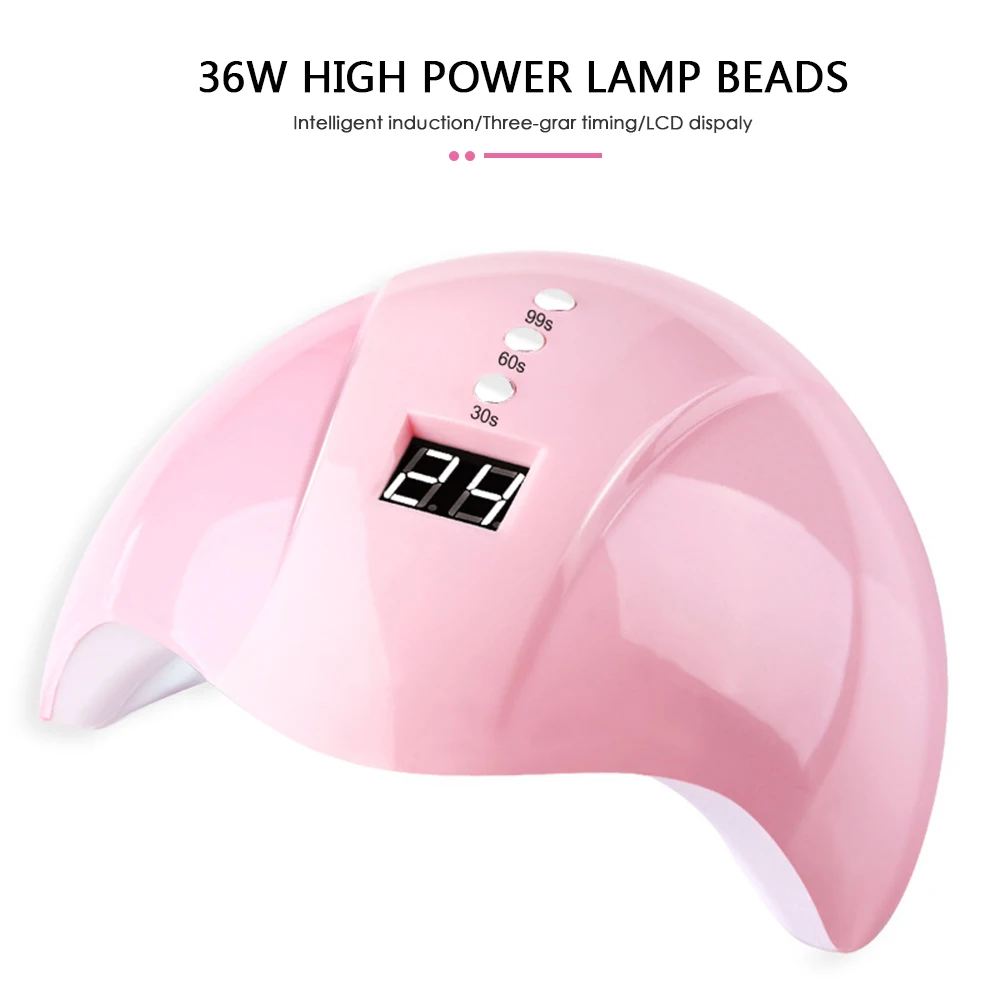 30/60/90s Timer USB UV Lamp LED Nail Lamp Nail Dryer per tutti i gel Polish Light infrarossi Sensing Smart per Manicure