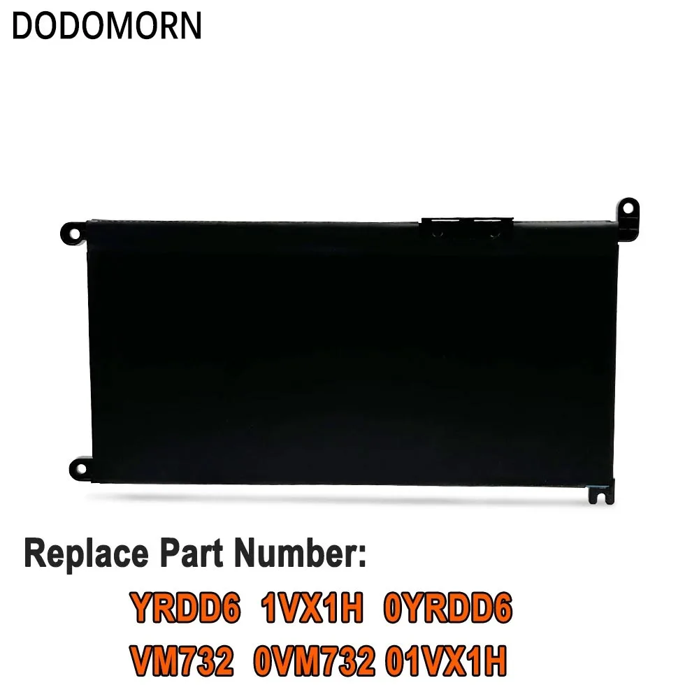 YRDD6 For Dell Inspiron 5480 5481 5482 5485 5491 5493 5585 5591 5593 Vostro 3490 3491 3590 3591  3501 5490 5590 Laptop Battery