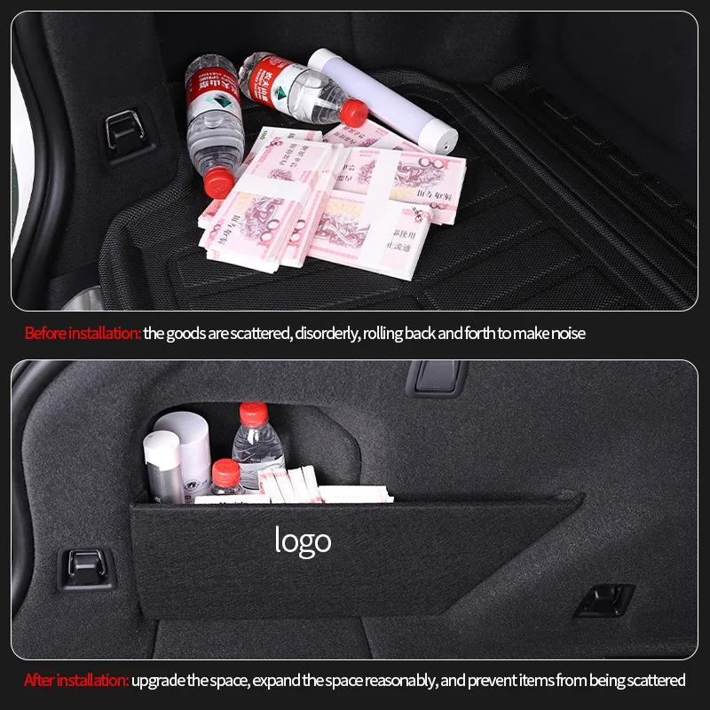 Trunk Shelf For NIO EC6 ES6 ES8 2018-2020 Felt Storage Anti-clutter And Anti-dirty Durable Protection Decorative Accessories