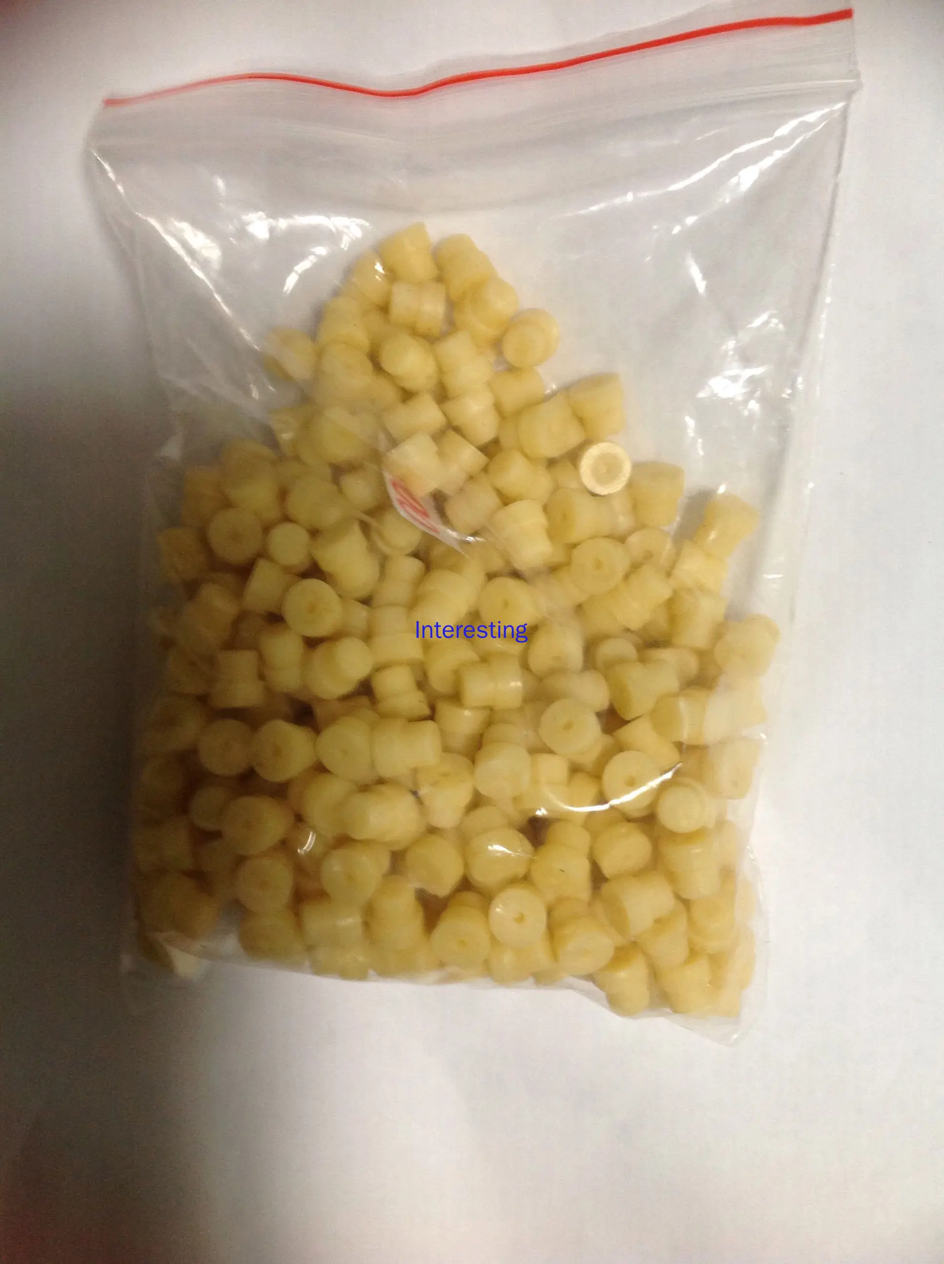 Gas Chromatography Imitation Shimadzu Silica Gel Injection Pad Yellow with Steps 7*7*5mm/Oshimazu 9*7