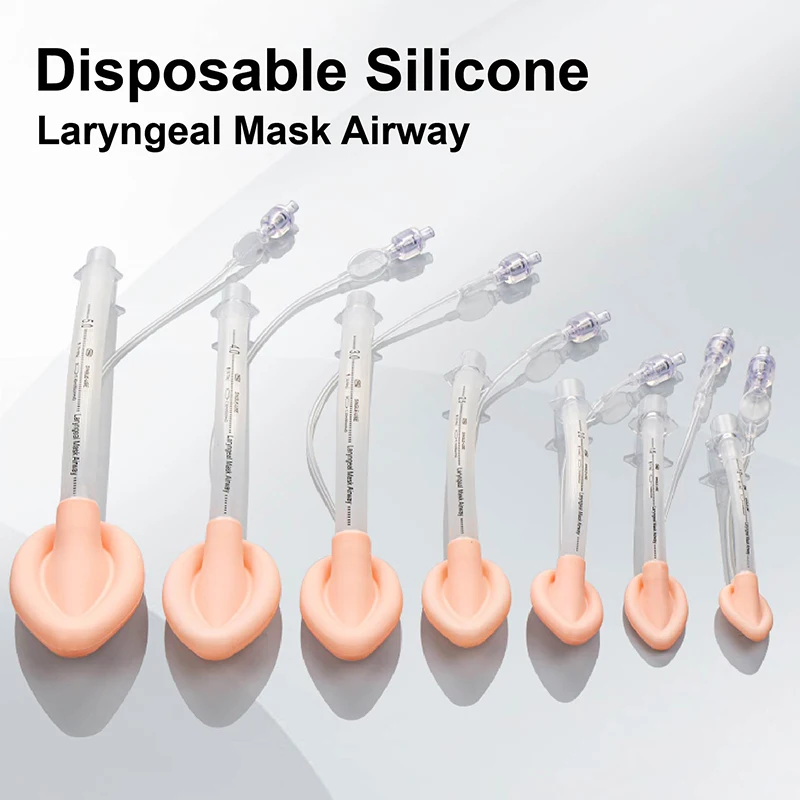 

Califed 1PC Disposable Medical Silicone Laryngeal Mask Airway Tube Anesthesia Intubating Laryngeal Mask for kids and adults