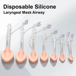 Califed 1PC Disposable Medical Silicone Laryngeal Mask Airway Tube Anesthesia Intubating Laryngeal Mask for kids and adults