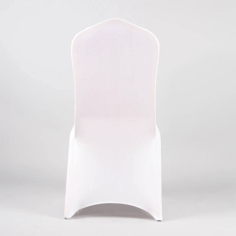 White Wedding Chair Covers 50/100Pcs Chair Set for Banquet Events Church Ceremony Decorations