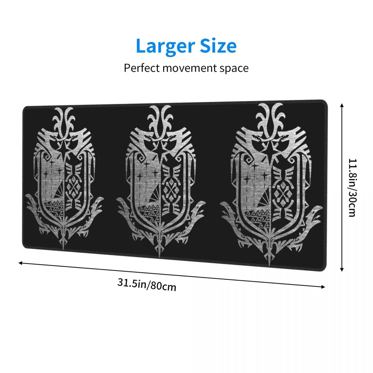 Monster Hunter World Large Mouse Pad Computer Keyboard Mouse Mat Gamer PC Laptop Desk Mat Office Accessories Table Mats