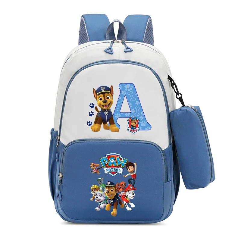 باو باترولز أنيمي ظهره مقلمة 2 قطعة الصبي طالب المراهقين كتاب أكياس الرجال حقيبة الظهر حقيبة السفر Mochila Escolar هدية #2