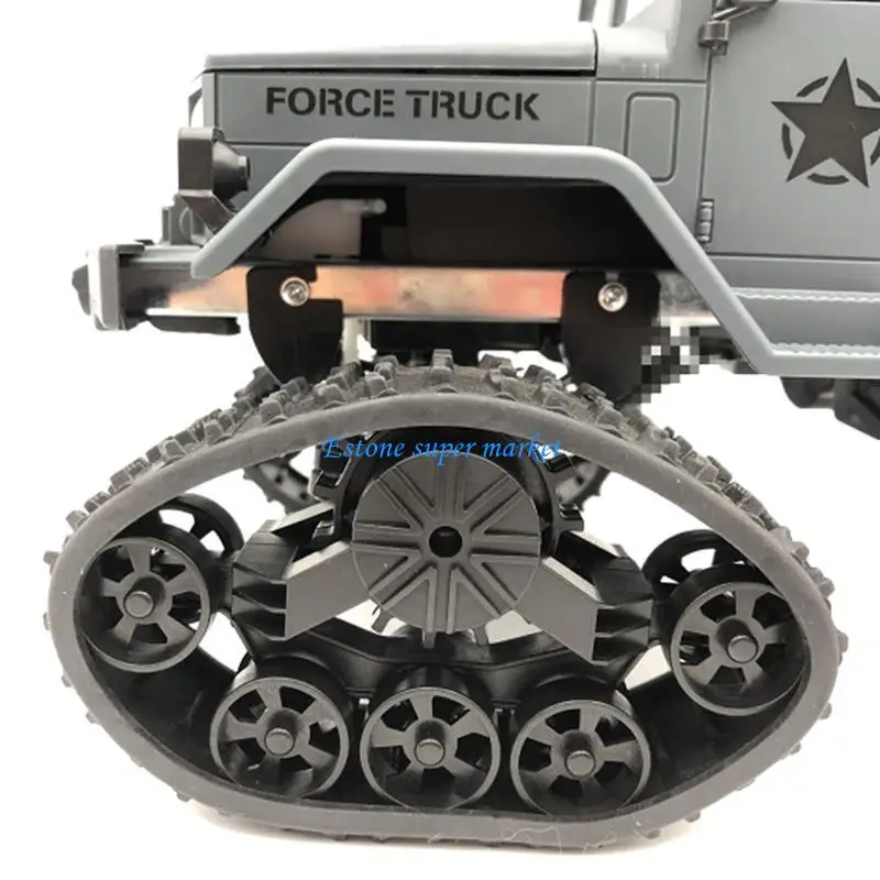 

090B 4pcs Rubber Crawler Tires Durable Crawler Snow Tires for Upgrade Modified Rc Car