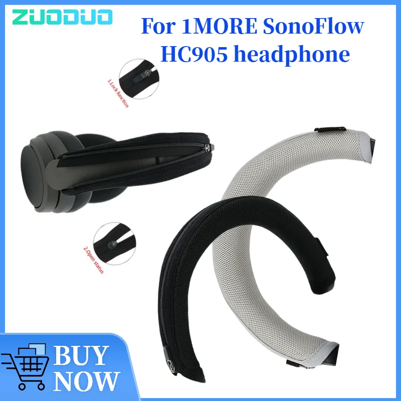 

ZUODUO Headband Cover For 1MORE SonoFlow HC905 Headphones Protective Headband Case