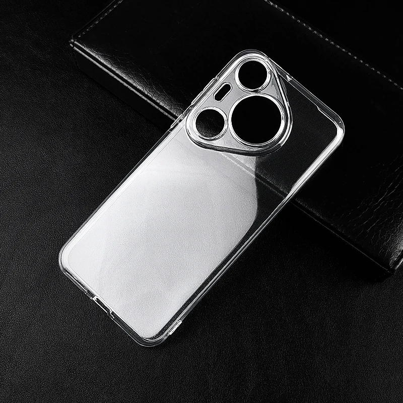 Für Huawei Pura90 Pura 90 80 70 Pro Plus Ultra Max Ultradünne Weiche TPU Silikon Gel Transparente Kameraschutz-Hülle Rückseitenabdeckung