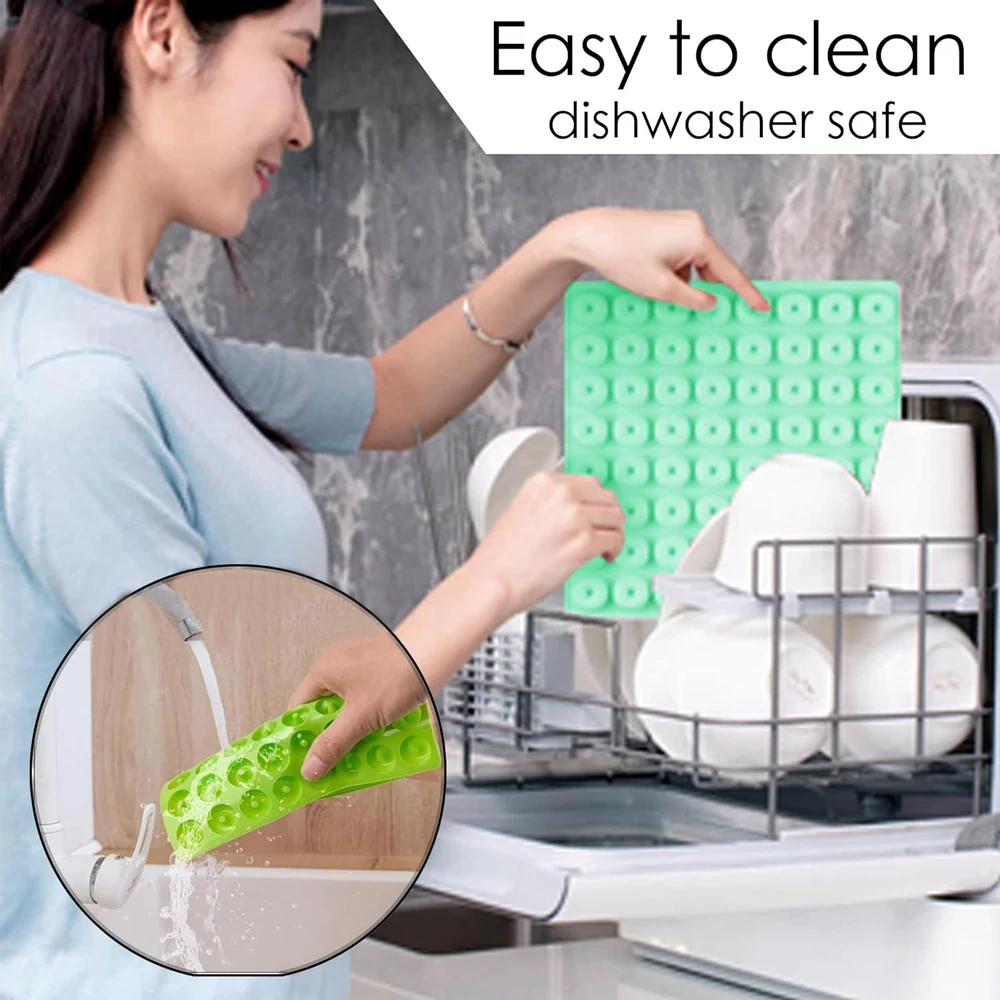 Moldes de goma para doces de urso ou bloco de gelo - Moldes de goma de chocolate de tamanho mini com 2 conta-gotas antiaderentes - cor aleatória