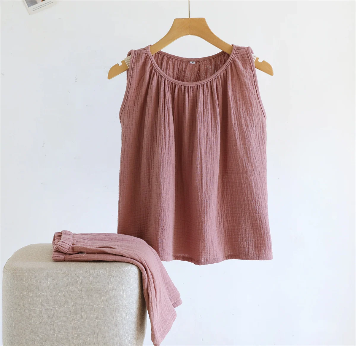 Camiseta feminina plus size de verão, sem mangas, algodão, linho, casual, solta, para praia, oversized, cor sólida, blusa camis