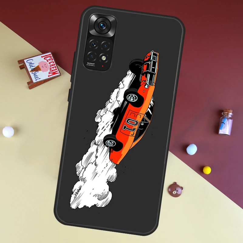 The General Lee Dukes Of Hazzard 01 Case For Xiaomi Redmi Note 8 9 12 10 11 Pro 8T 9S 10S 11S Cover For Redmi 9 10 9A 9C 10C