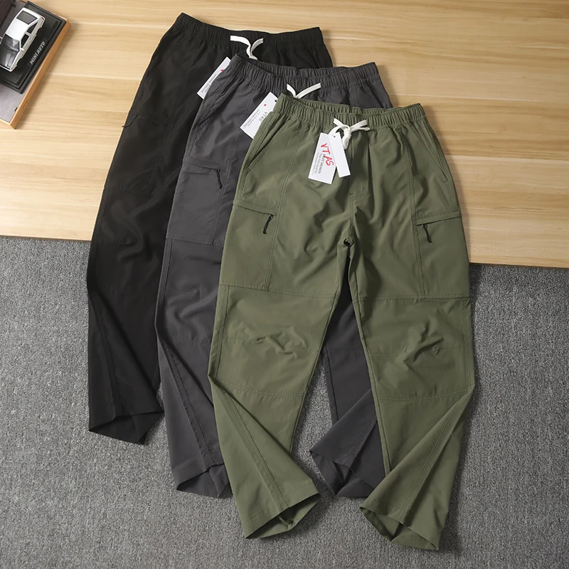 

Легкие дышащие мужские повседневные брюки для улицы, весна-лето, прямые брюки Spor, модные длинные брюки для молодежи