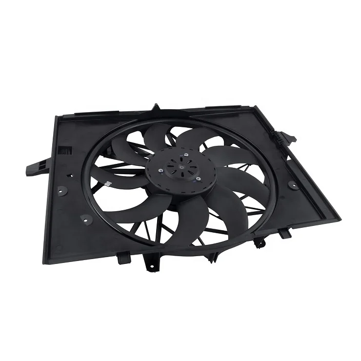 17427543282 17427514181 17427534912 for BMW E60 525 530 545 645, E65 750 600W Radiator Condenser Cooling Electronic Fan - view 4