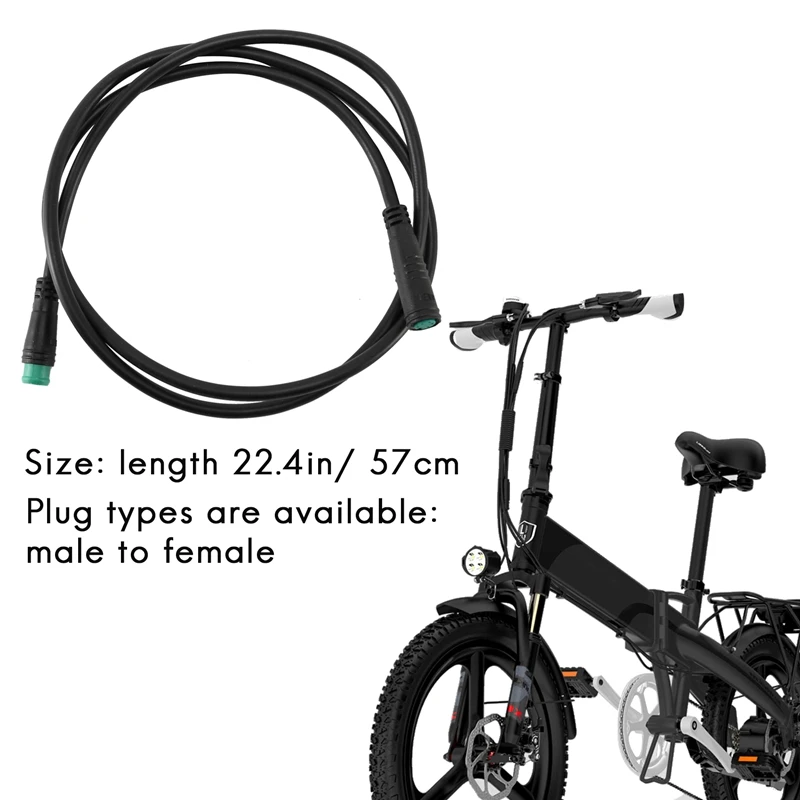 Ebike Display Cable 5 Pin For Bafang BBS01/BBS02/BBSHD Mid Motor Electric Bike Display Extension Cable Connector