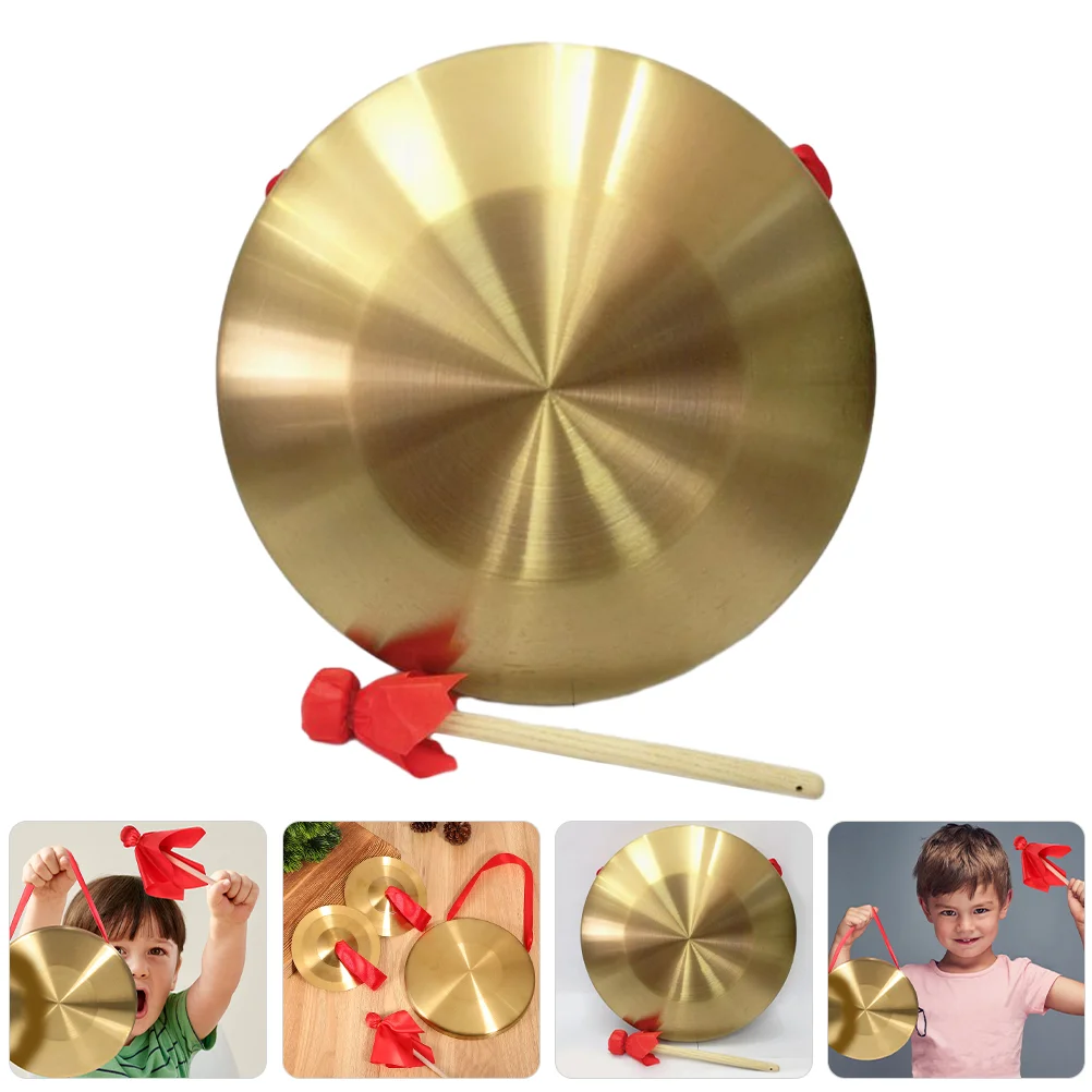 

Copper Gong Drum Chinese Traditional Instrument Decoration Copper-wood Percussion Instruments