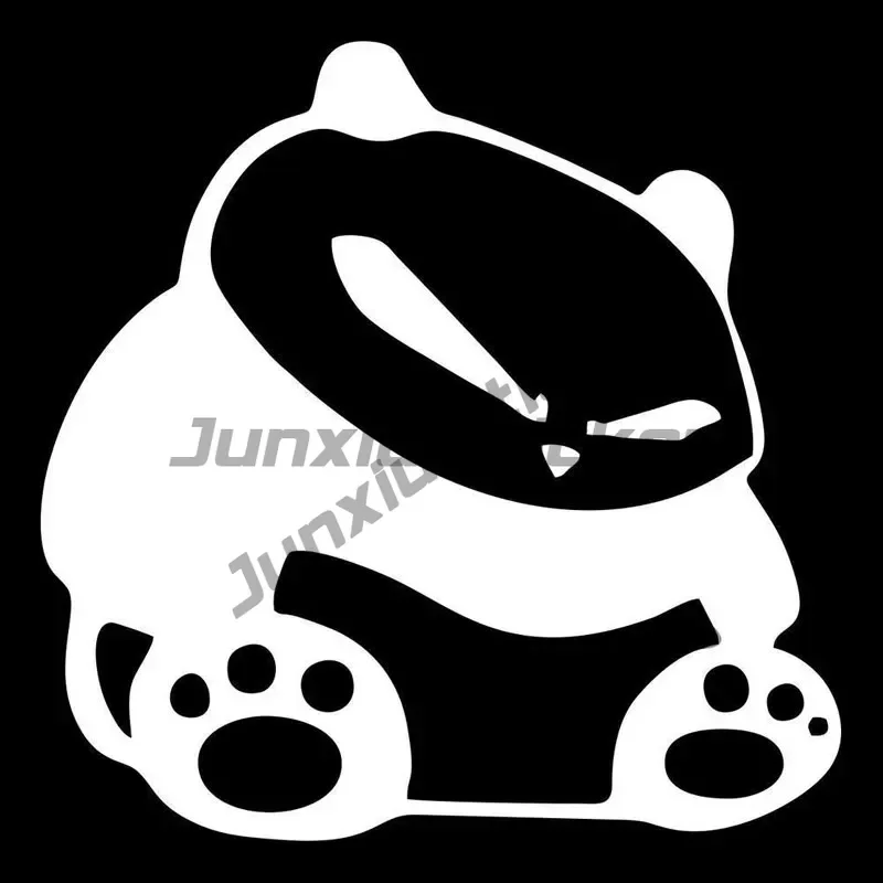 Cartoon Sticker Car Sticker Panda Cute Face Waterproof Sunscreen Cover Scratches PVC