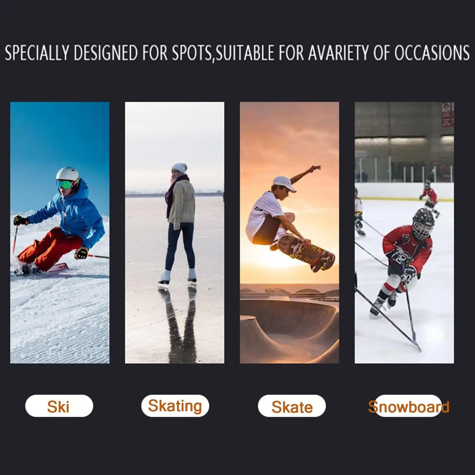 3D Hip Protection Butt Pad Shorts Unisex Protective Gear Ski Protection Pants for Snowboarding Skating Biking Outdoor Activities