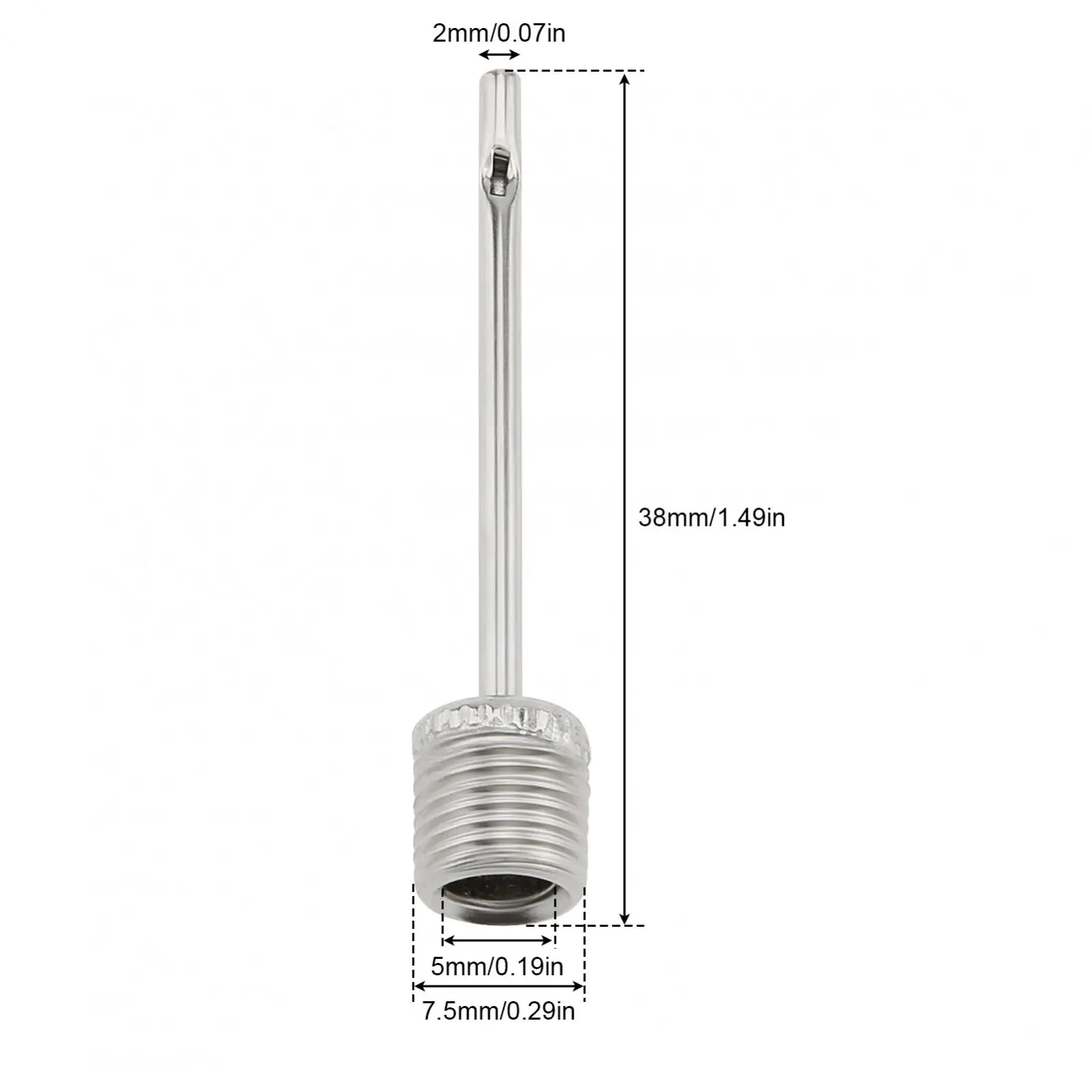 Stainless Steel Air Ball Pump Inflation Needle for Basketball / Volleyball / Football, Ball Pump Air Inflating Pin