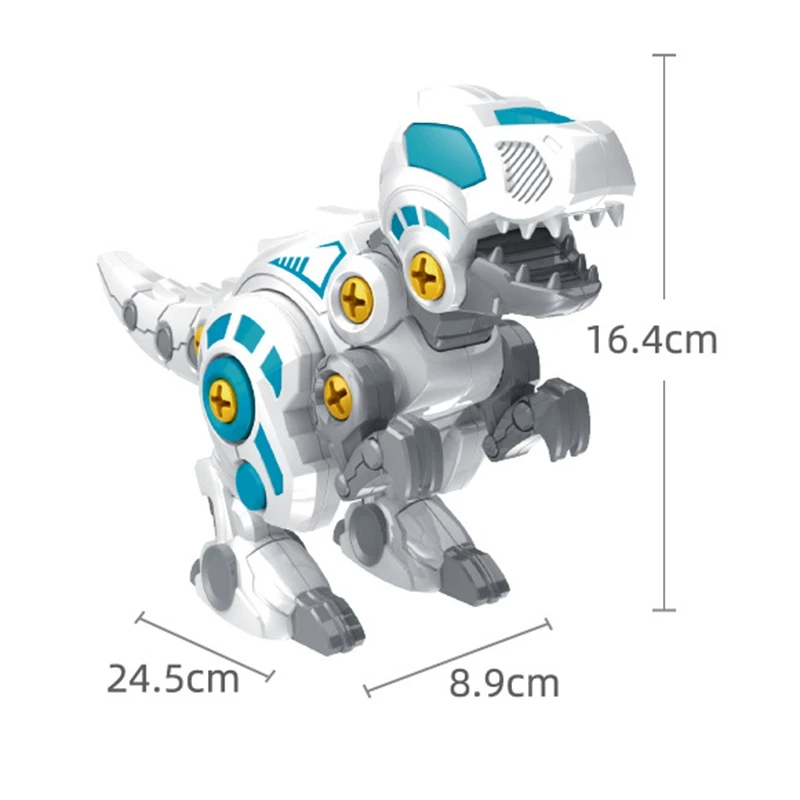 Модель «сделай сам», игрушечная модель динозавра, тираннозавр, игрушечный конструктор, игрушка STEM с пластиковой отверткой для 3-летних детей