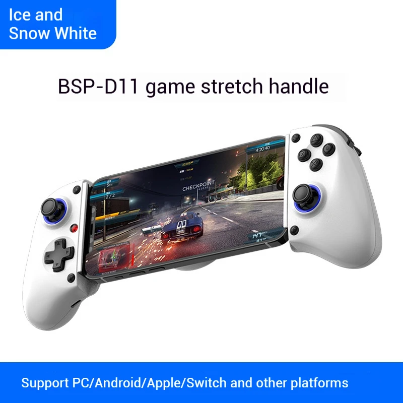 

D11 Stretch gamepad Hall Trigger macro back Key Switch Android IOS Streaming gamepad PC type-c Link