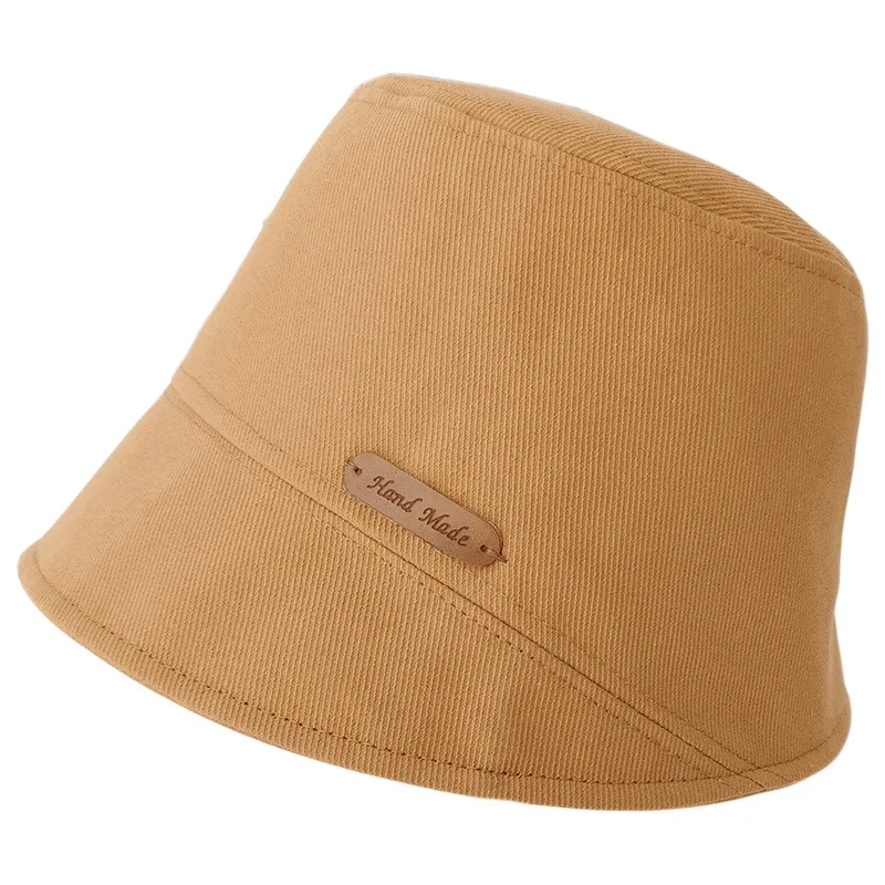 

Summer Fashion Popular Trend Soft Fisherman Hats Outdoor Travel Hand Made Letter Pattern Khaki Black Beige Hip Hop Panama