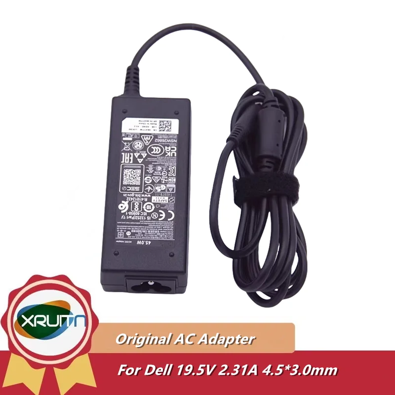 

Original For Dell 45W 19.5V2.31A Power Adapter Charger LA45NM140 /HA45NM140 /DA45NM140 4.5mm Tip