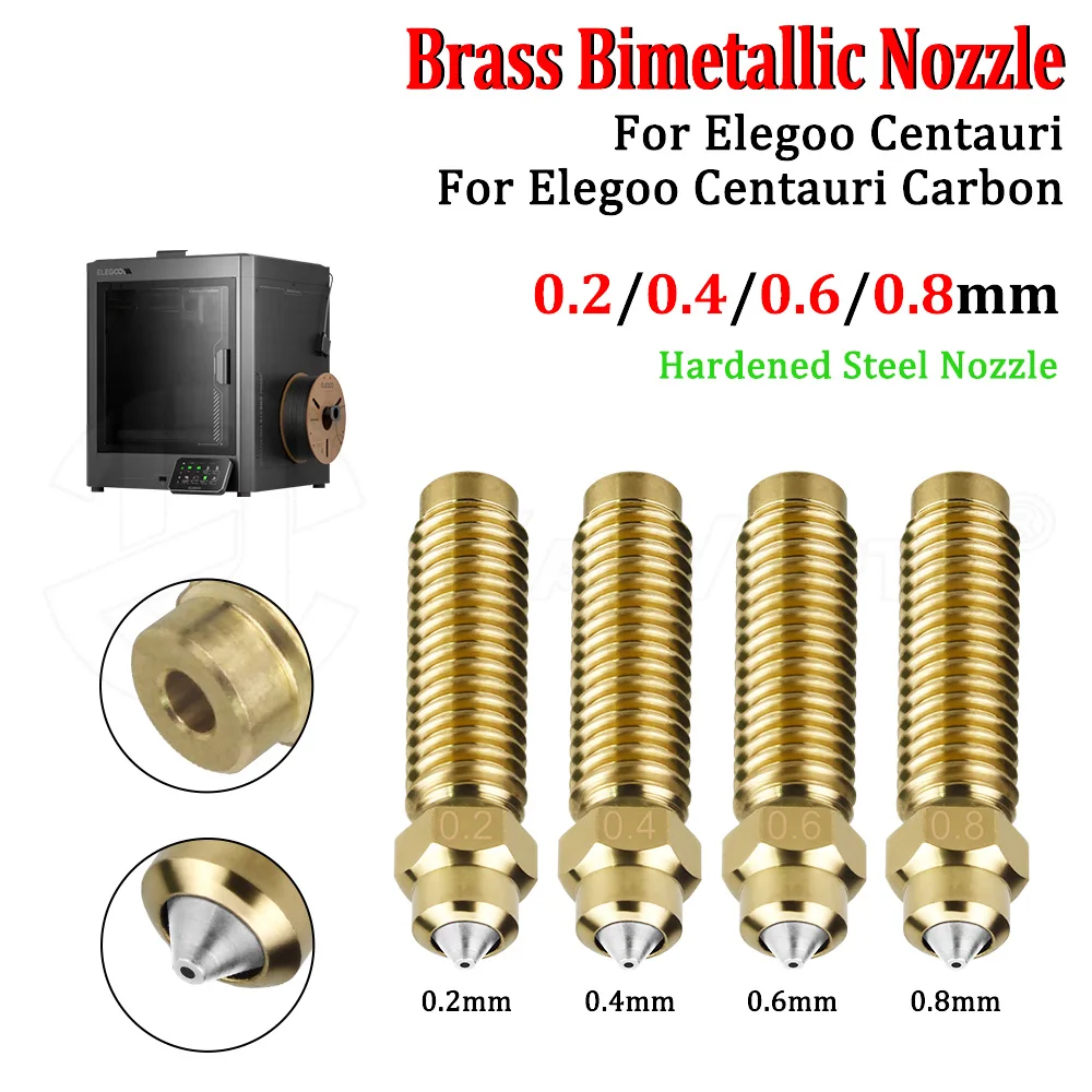 

Насадка для 3D-принтера Anycubic Kobra 3, латунная закаленная сталь 0,2 0,4 0,6 0,8 мм, насадка для 3D-принтера Anycubic Kobra 3 Combo Kobra 3