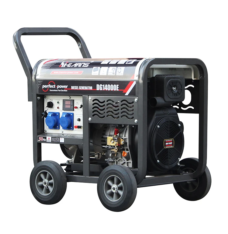 hi earns portable type open frame new design 10kw electric die·sel generator 12 kva