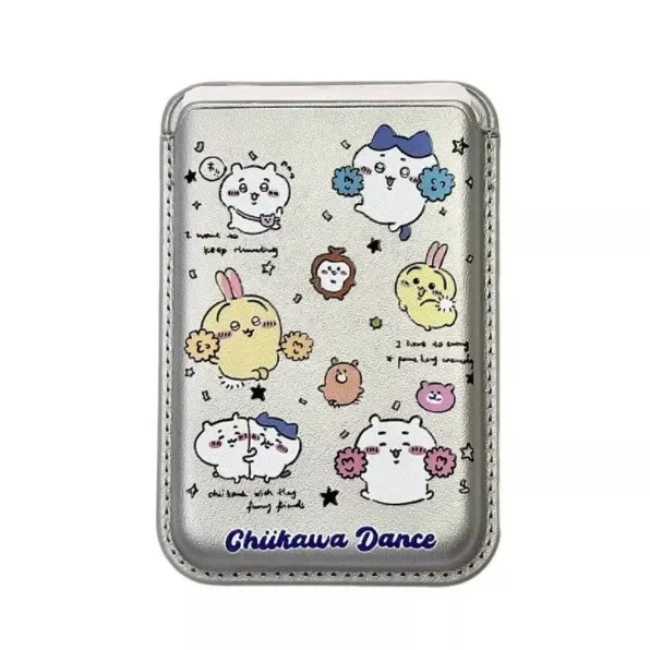 Chiikawa Japanese Cartoon Cute Magnetic Card Holder Phone Magnetic Card Holder Bag Suitable for MagSafe Holiday Gifts view 5