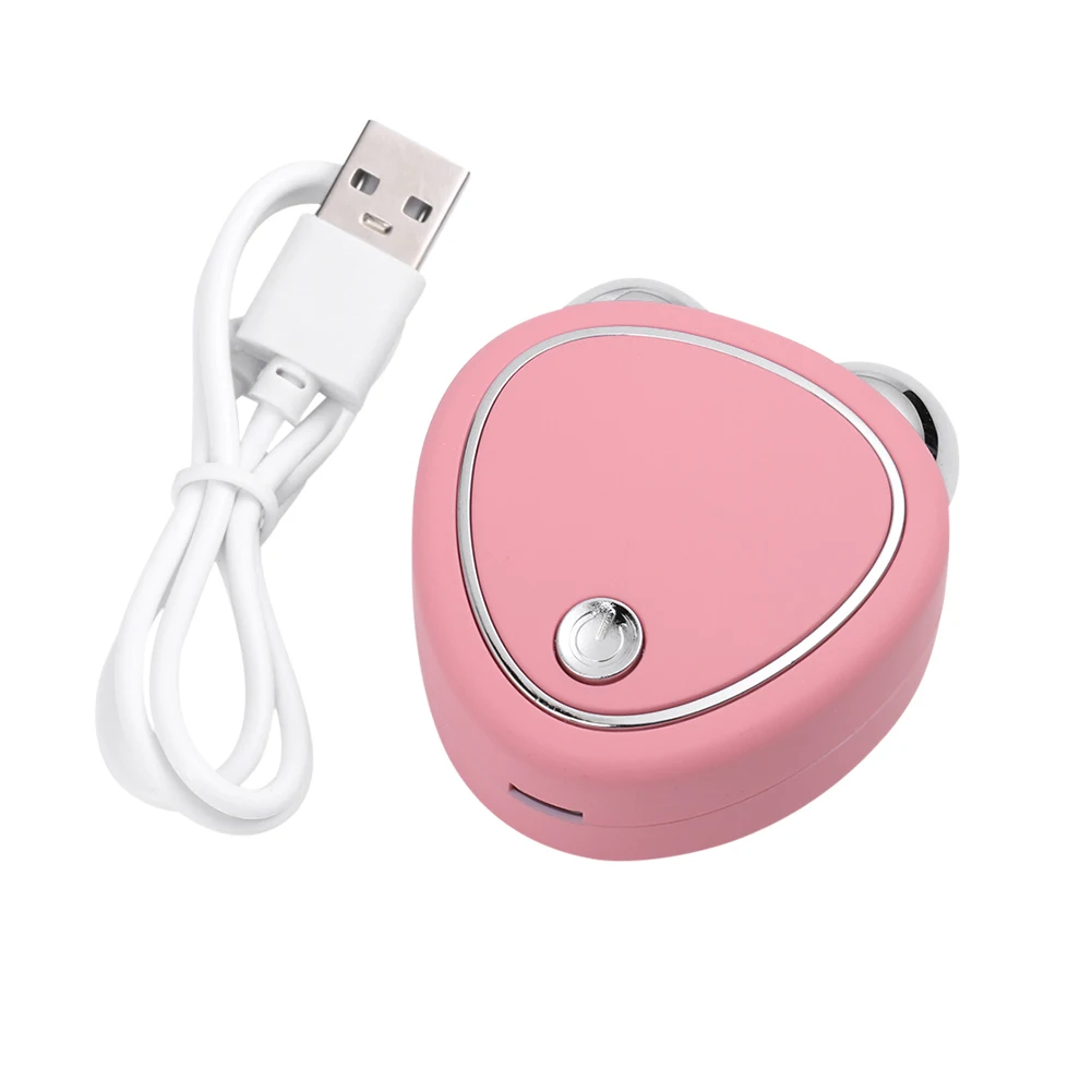 Ems Doppio Rullo Massaggiatore Dispositivo Dimagrante Rf Microcorrente Face Lift Macchina Riducendo Edema Rimozione Rughe Strumenti Per La Cura Della Pelle