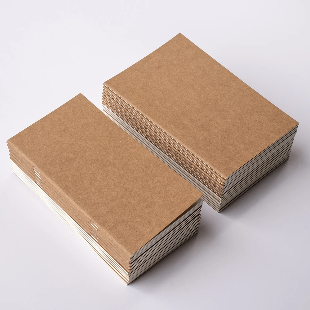 3-teilige Nachfüllteile im A5-Standardformat für das Reise-Notizbuch – tragbarer Reisepassstil, jeweils 32 Blatt (64 Seiten). – Detail 10