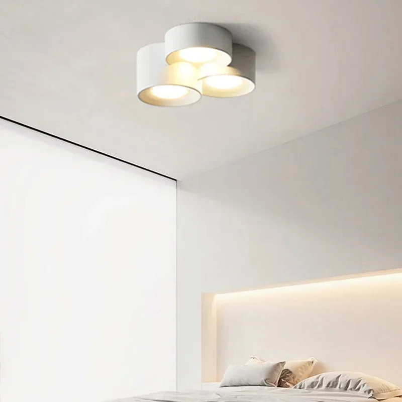 Moderno led luz de teto cilindro holofote teto para o quarto corredor minimalismo interior decoração casa lâmpada do teto iluminação