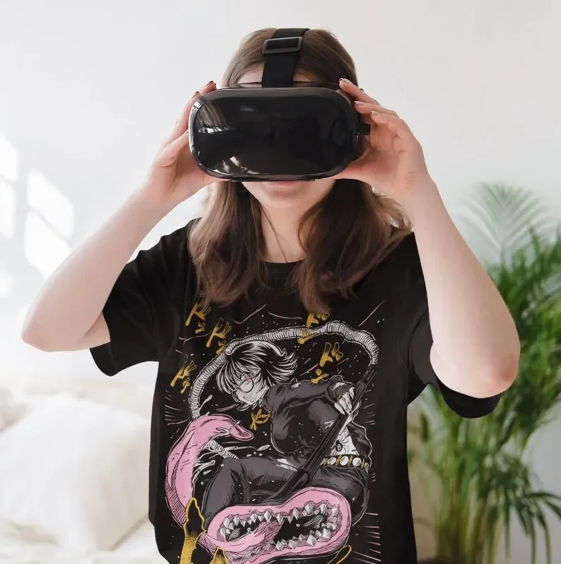 Anime Vintage Lovers' Tee - Manga Graphic, Unique Japanese Anime, Unisex Style