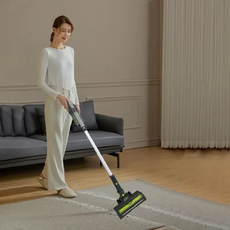 Portable 600W Stick Vacuum Cleaner Big Suction Vertical Cyclone Design HEPA Filter Handheld  for Hotels