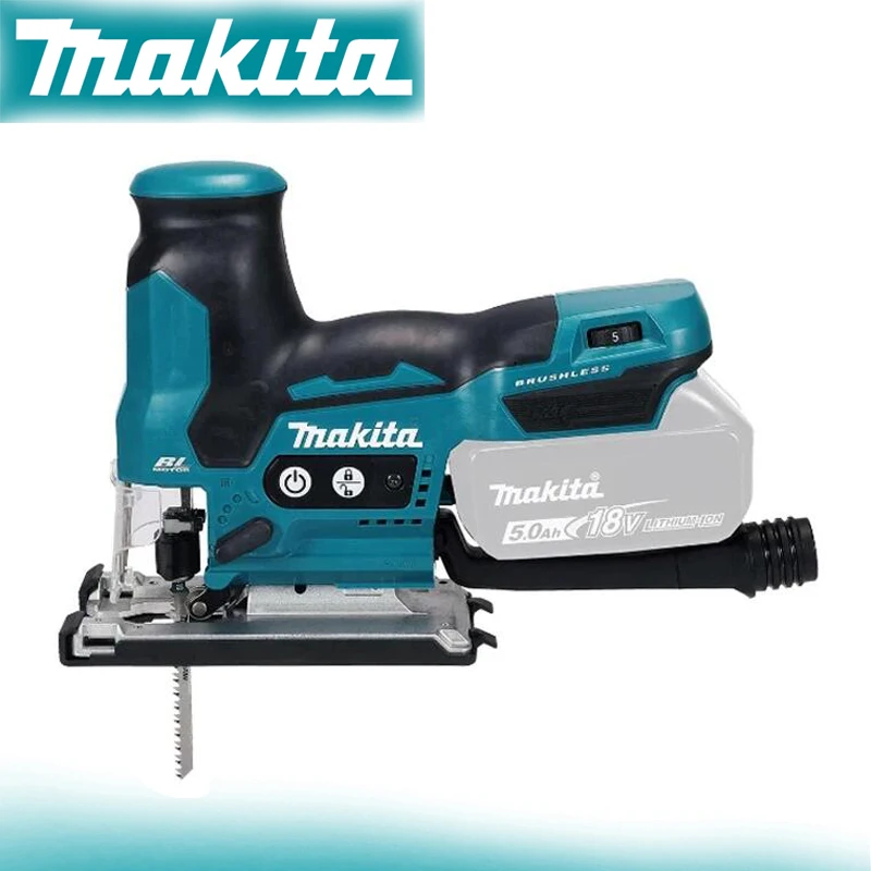 

Makita DJV185 18V Cordless Body Handle Jig Saw LXT BL 3 Orbital Settings Straight Cutting LED Light Electric Saw 23mm Power Tool