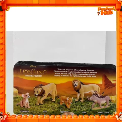 Jouets modèles originaux du roi Lion, jeune Simba/Nala/Scar/Pumbaa/Timon, poupées de dessin animé, jouets à collectionner, cadeaux pour les Fans