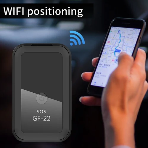 Imagen 2 del producto Mini rastreador de coche Wifi LBS GF 22, localizador GPS magnético para coche, dispositivo de seguimiento de grabación antipérdida, puede controlar la voz del teléfono