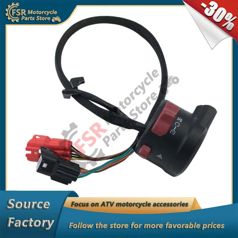 

RH HANDLEBAR SWITCH ASSY,FOR CFMOTO XO PAPIO RACER CF125-8 2023,P/N:6FIV-167000-5000
