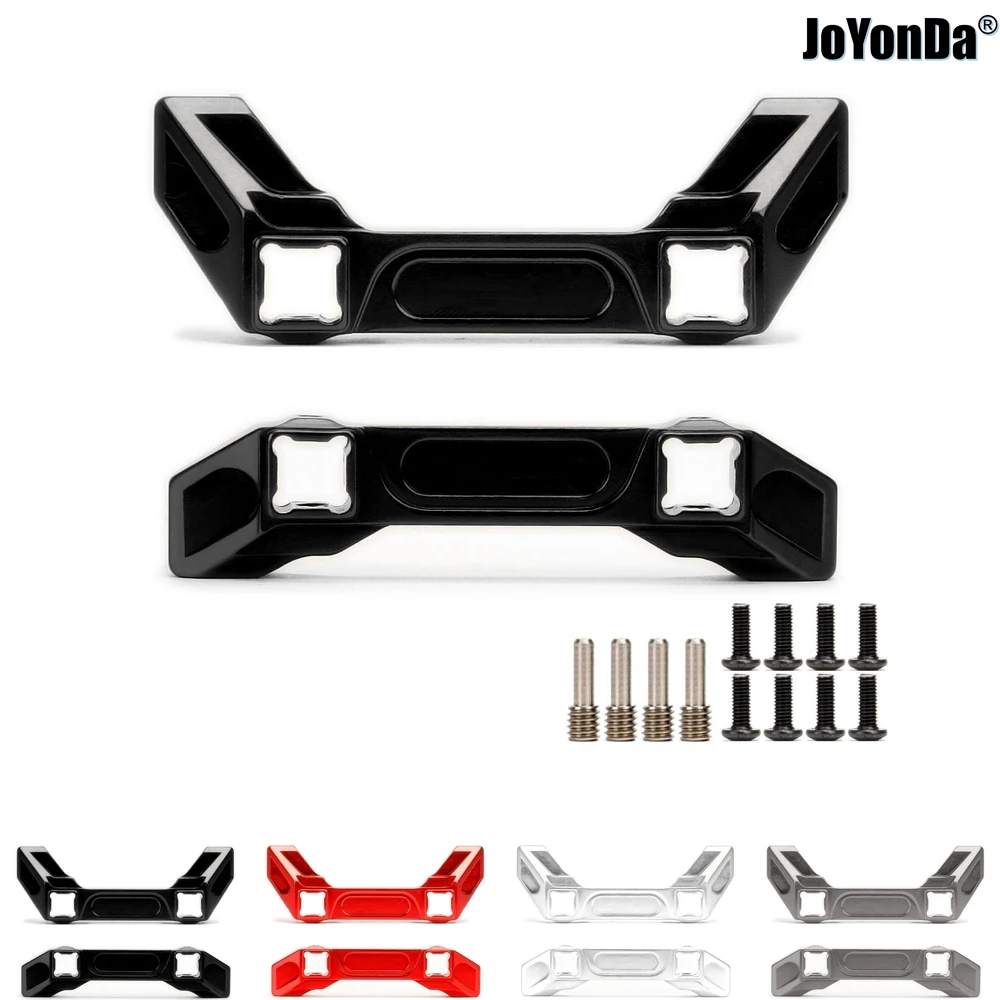 Upgrade Parts Compatible with TRX4 for TRX-4 8237 CNC Aluminum Alloy Front & Rear Bumper Mount Servo Stand for 1/10 RC Crawler