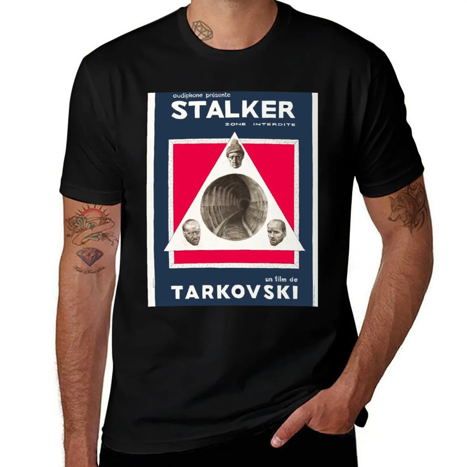 Stalker French Poster T-Shirt Soft Touch Basic Cotton T-Shirt