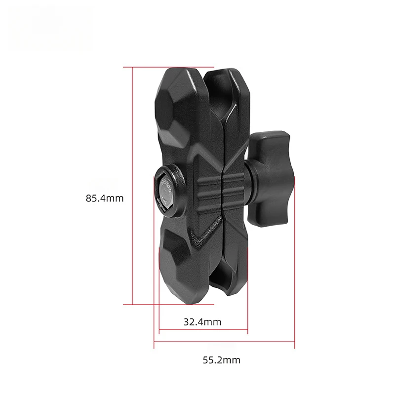 دراجة نارية الهاتف جبل العالمي 9 سنتيمتر قابل للتعديل ربط قضيب قوي حامل ثابت 360 دوران